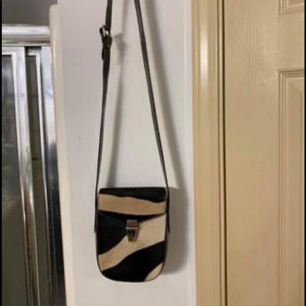 Vintage Retta Wolff Zebra crossbody